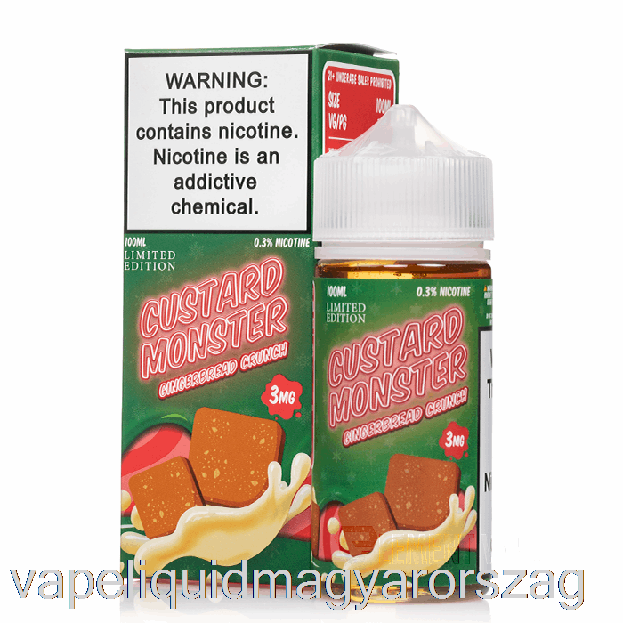 Mézeskalács Crunch - Pudingszörny - 100 Ml 3 Mg Vape E Cigi